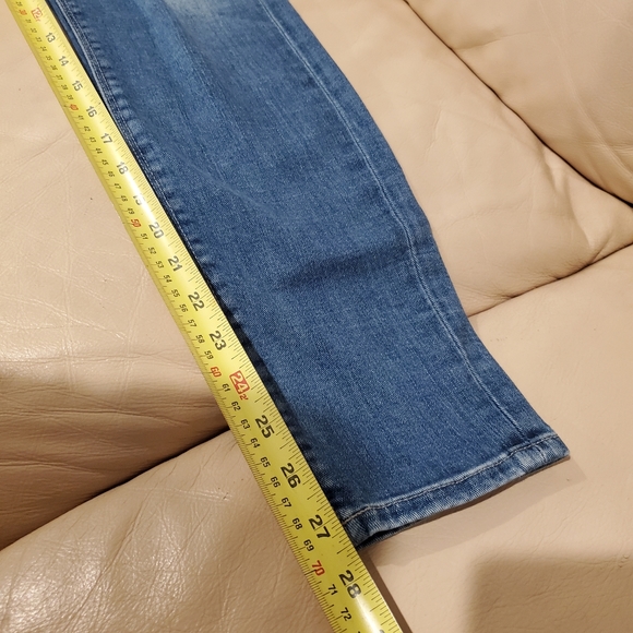 Lucky brand 8 high rise denim distressed jeans stretch pants bridgette skinny - Picture 14 of 15